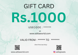 Adila Gift Card — ₹1,000