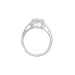 Lovenna Solitaire Moissanite Silver Ring