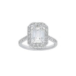 The Regal Emerald Moissanite Ring