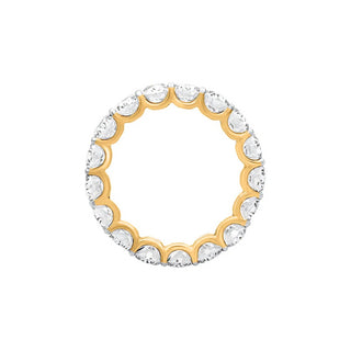 Inara Oval Moissanite Eternity Band