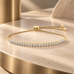 Classic Adjustable Moissanite Tennis Bracelet