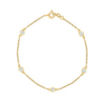 Station Silver Bracelet for Women - Adila Jewels