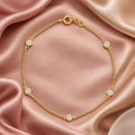 Station Moissanite Bracelet