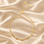 Station Bolo Moissanite Bracelet