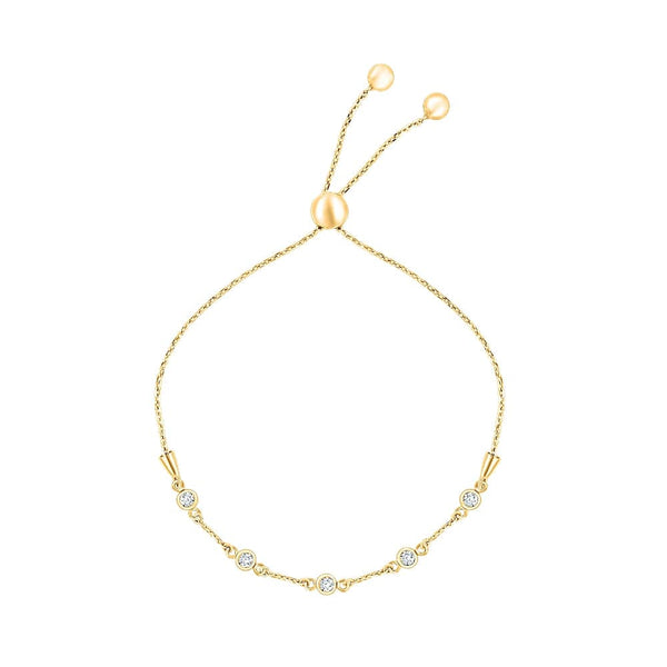 Station Bolo Moissanite Bracelet