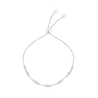 The Station Bolo Bracelet in Silver - Adila