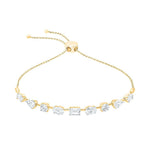 Eternal Multi-Shape Silver Bracelet for women - Adila Jewels