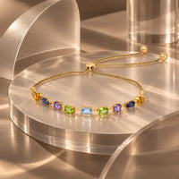 Gelato Glow Silver Multi-colour Bracelet