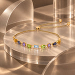 Gelato Glow Silver Multi-colour Bracelet