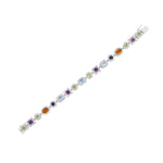 Soleia Multi-Stone Silver Moissanite Bracelet