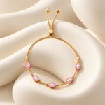 Candy Floss Moissanite Silver Bracelet