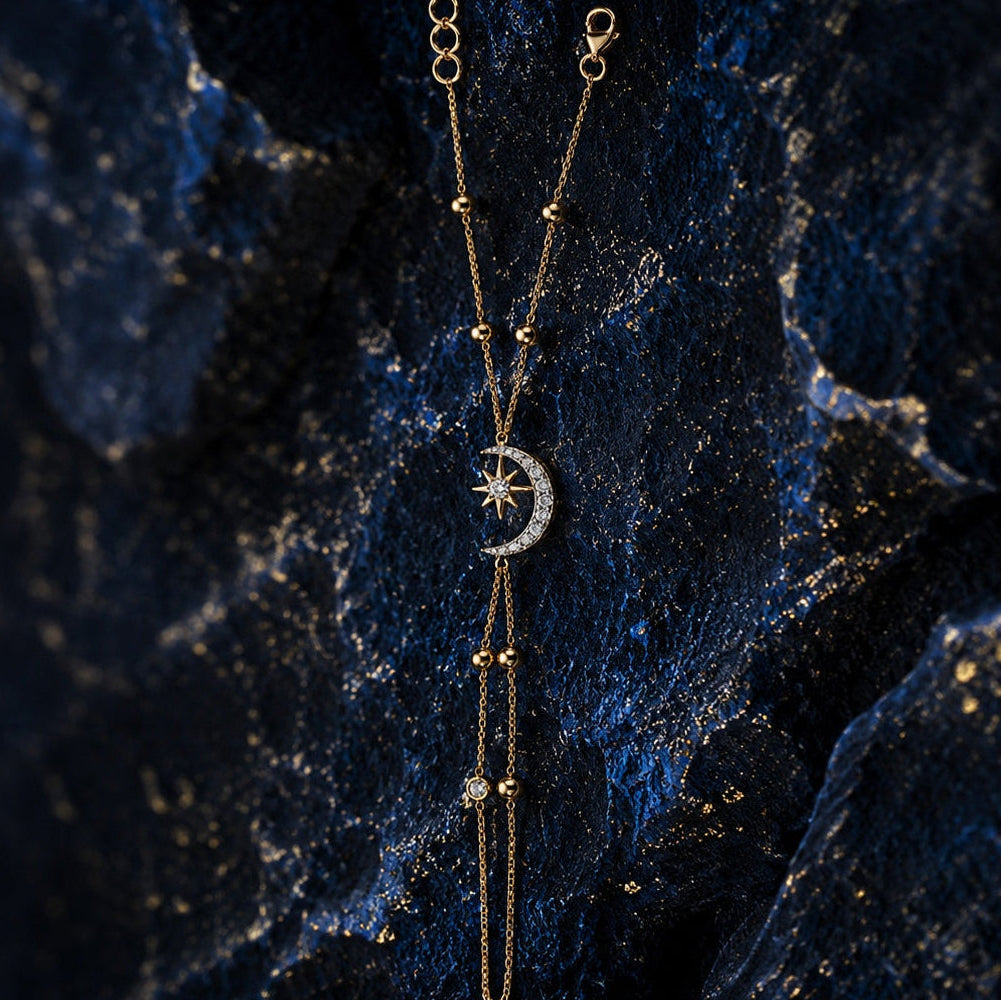 Chandrika Hand Chain Bracelet