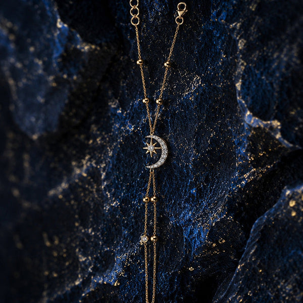 Chandrika Hand Chain Bracelet