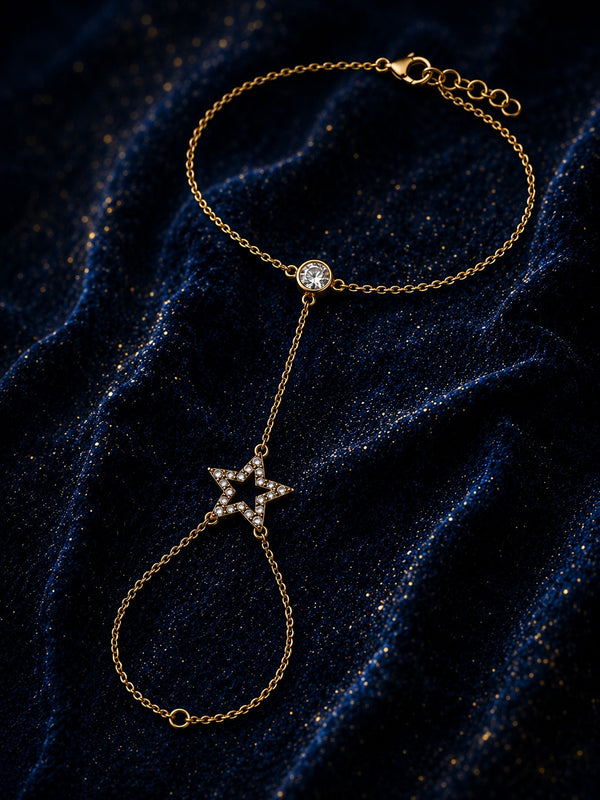 Aabha Hand Chain Bracelet