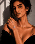 Aabha Hand Chain Bracelet | Sterling Silver Chain