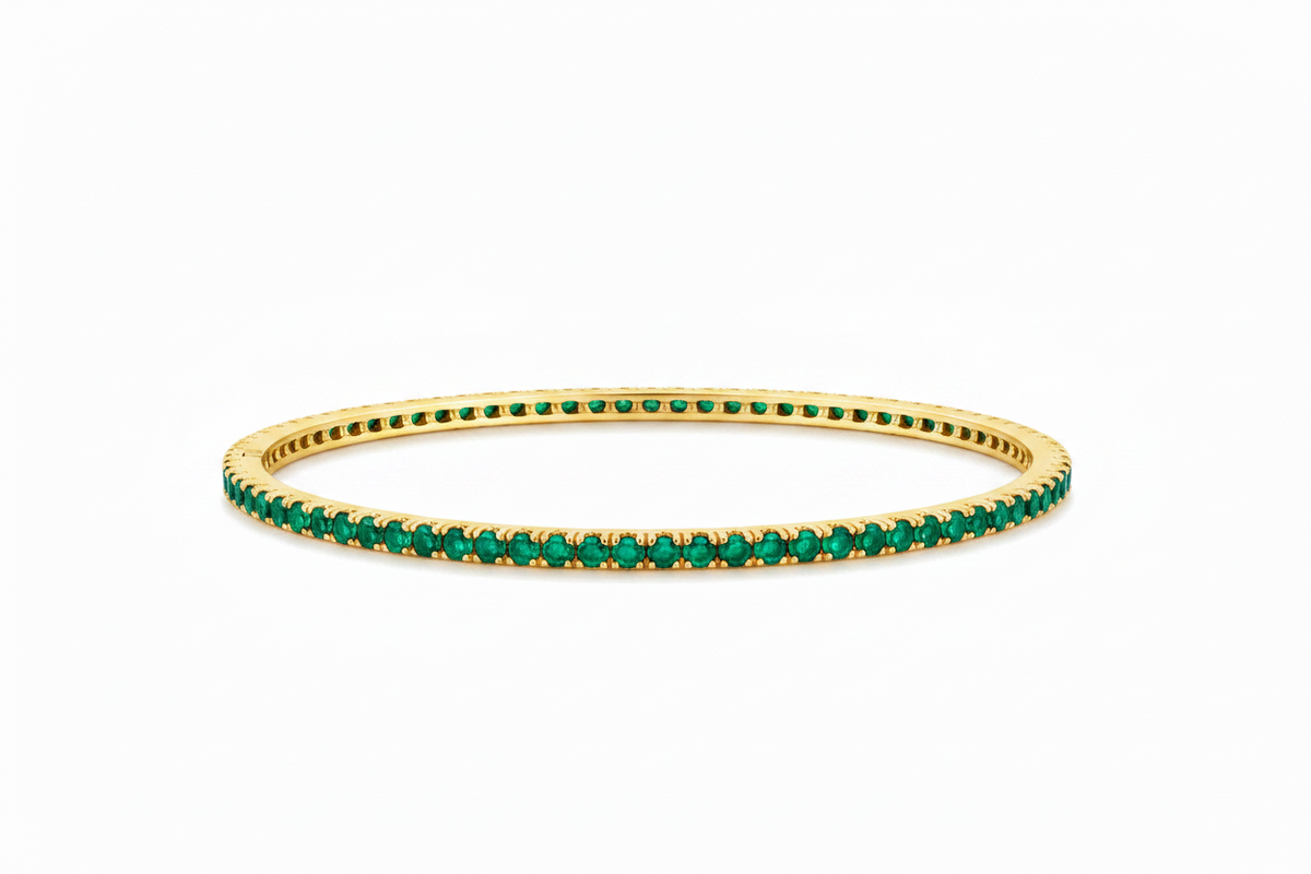Harini Emerald Bangle