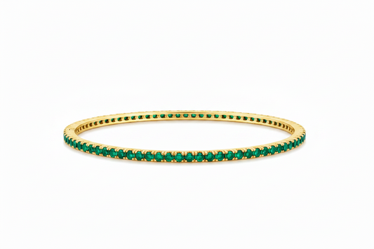 Harini Emerald Bangle