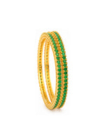 Hariyali Line Bangles