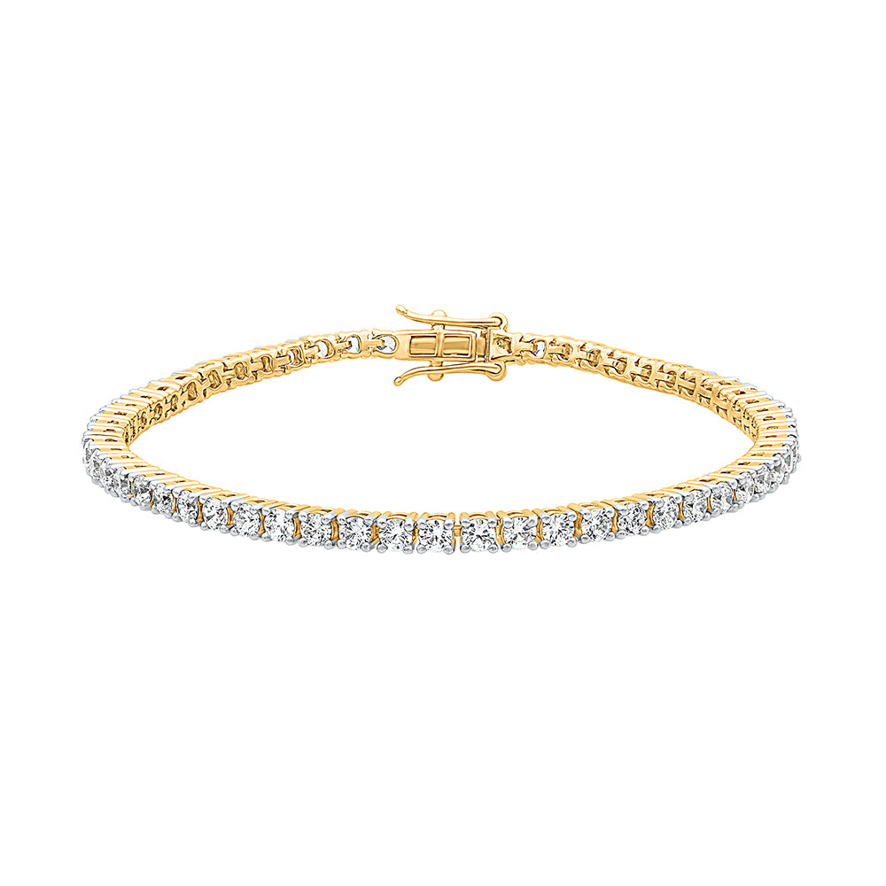 Classic 0.20ct Tennis Silver Bracelet for women - Adila Jewels