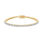 Classic 0.20ct Tennis Silver Bracelet for women - Adila Jewels