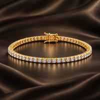 Classic Silver 0.15cts Moissanite Tennis Bracelet