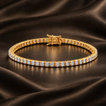Classic Silver 0.15cts Moissanite Tennis Bracelet