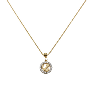 Circle Anchor Slider Charm Silver Moissanite | Charm | Adila Jewels