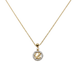 Circle Anchor Slider Charm Silver Moissanite | Charm | Adila Jewels