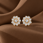 Selena Pear & Cushion Moissanite Stud Earrings