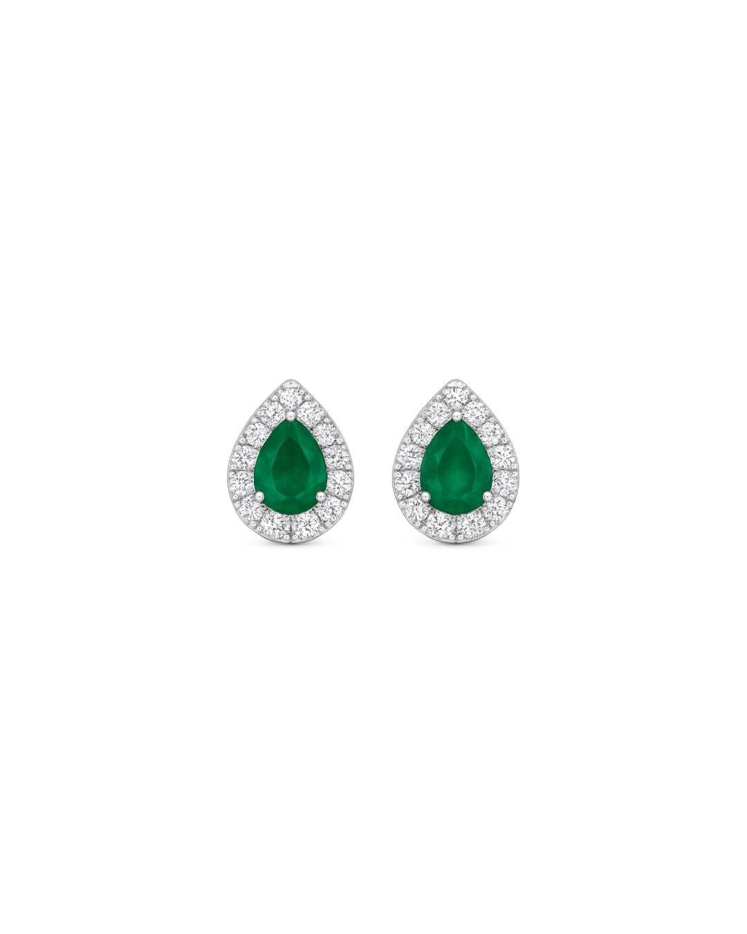Apple Rush Halo Stud Earrings