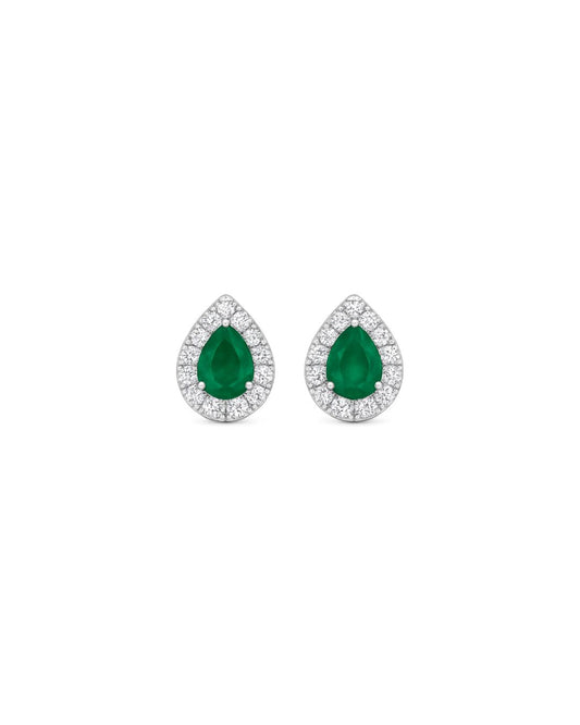 Apple Rush Halo Stud Earrings