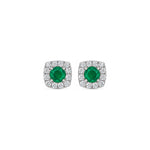 Pine Pop Halo Stud Earrings