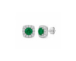 Pine Pop Halo Stud Earrings