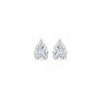 Nina Pear Moissanite Stud Earrings