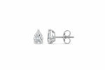 Nina Pear Moissanite Stud Earrings