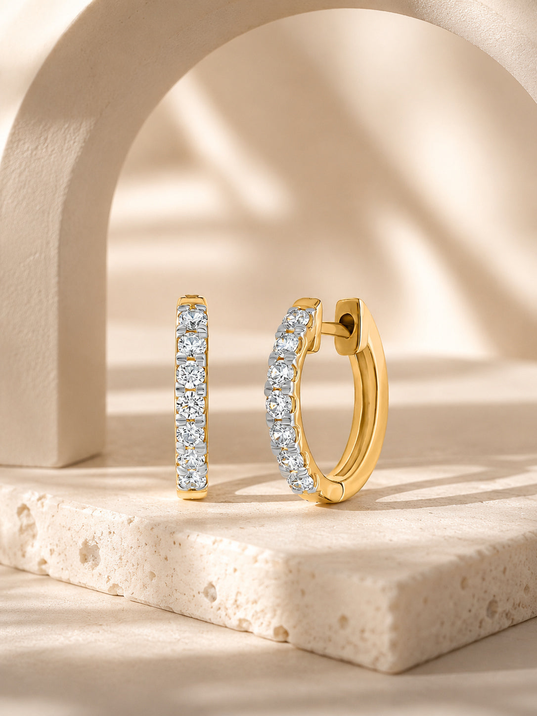 Naira 0.33 Carat Huggie Hoops 1