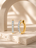 Naira 0.33 Carat Huggie Hoops 1