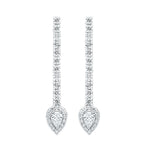 Pear earrings for women - Mira | Adila Jewels