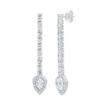 Pear earrings for women - Mira | Adila Jewels