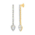 Pear earrings for women - Mira | Adila Jewels