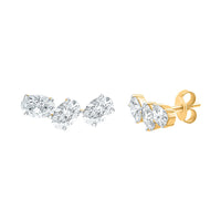 Trio Earrings for women - Elora | Adila Jewels