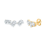 Trio Earrings for women - Elora | Adila Jewels