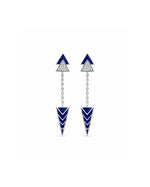 Azure Enamel Earrings