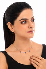 Azure Enamel Earrings
