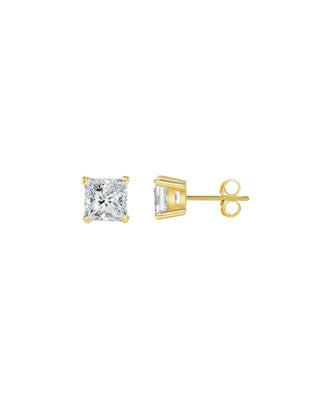 1.40ct Princess cut Studs earrings for women - Maya | Adila Jewels