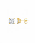 Maya Princess Cut 1.40 cts Studs