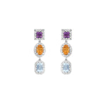 Multi-stone Earrings for women - Soleia | Adila Jewels