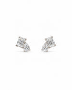 Eshani Duo Moissanite Stud Earrings