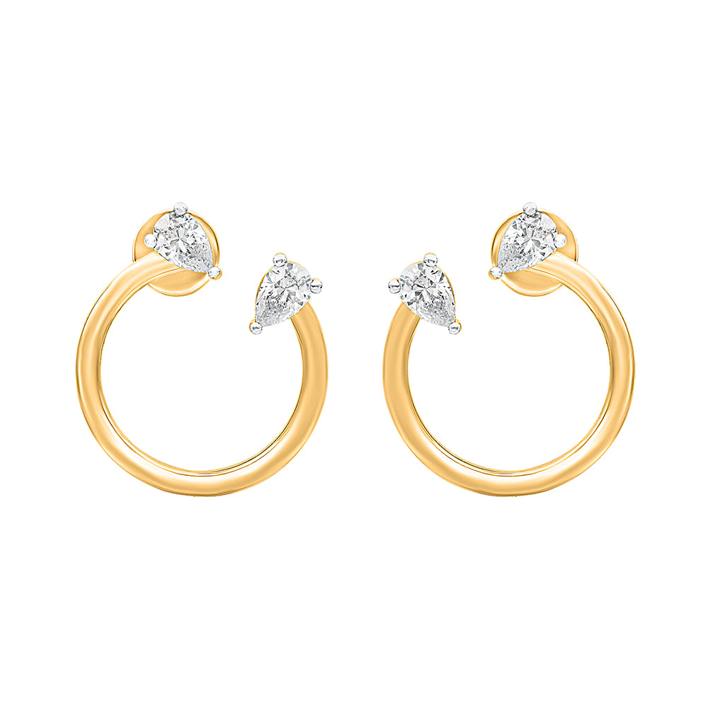 Pear earrings for Women - Ishya | Adila Jewels