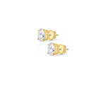 Riva Oval 1.50cts Moissanite Stud Earrings